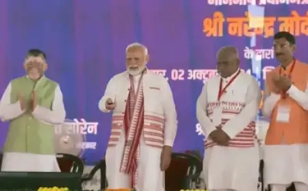 गांधी जयंती पर पीएम मोदी ने झारखंड में 83 हजार करोड़ की योजनाओं का किया शिलान्यास