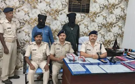 जमशेदपुर में हथियार के बल पर रंगदारी मांगने वाले की धुनाई, पुलिस की त्वरित कार्रवाई से अपराधी गिरफ्तार!
