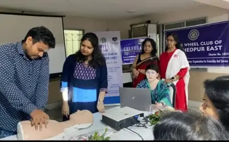 जमशेदपुर में इनर व्हील क्लब ने किया CPR प्रशिक्षण सत्र का आयोजन