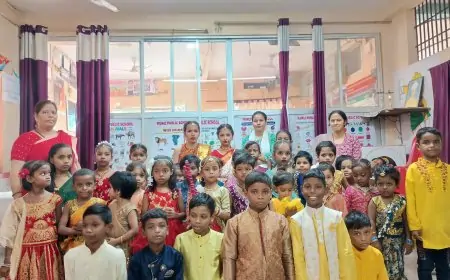 मुरली पब्लिक स्कूल में नवरात्रि का सतरंगा कार्यक्रम: बच्चों ने दिखाया उत्साह