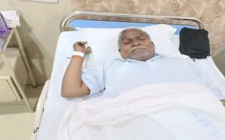 पूर्व मुख्यमंत्री चंपाई सोरेन की तबीयत अचानक बिगड़ी, टीएमएच में भर्ती