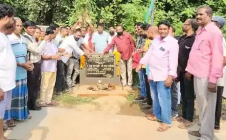 जमशेदपुर: विधायक मंगल कालिंदी ने 20 करोड़ की सड़कों का किया शिलान्यास