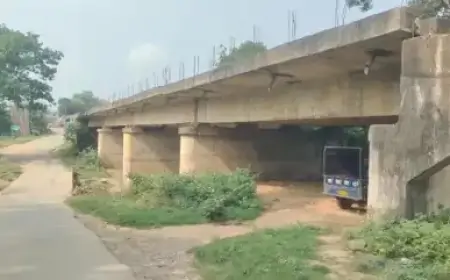 चक्रधरपुर में पुल निर्माण की मांग: ग्रामीणों ने NH 320D जाम किया!