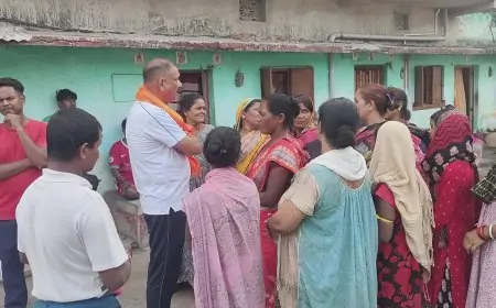 शिव शंकर सिंह ने बागुनहातू में किया जनसंपर्क, जनता की समस्याओं के समाधान का दिया आश्वासन