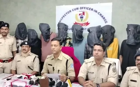 जमशेदपुर में बाइकर्स गैंग का आतंक: चाकू से हत्या, आठ गिरफ्तार