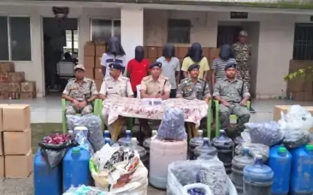 सरायकेला में बड़ी छापेमारी, 4 हजार लीटर अवैध शराब बरामद