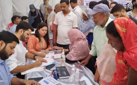 गोरखपुर में निशुल्क चिकित्सा शिविर: सैकड़ों लोगों को मिला इलाज, मोतियाबिंद और बच्चों के ऑपरेशन भी हुए मुफ्त