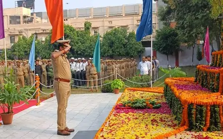 गोरखपुर में पुलिस स्मृति दिवस धूमधाम से मनाया गया:पुलिस बल की बहादुरी को किया गया सलाम।