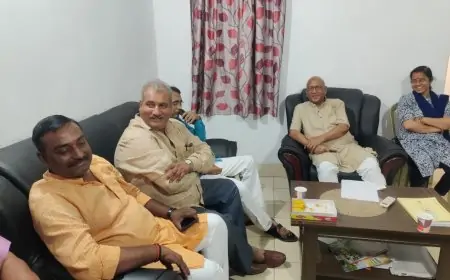बीजेपी अध्यक्ष सुधांशु ओझा की सरयू राय से अहम मुलाकात: जमशेदपुर पश्चिमी की जीत की उम्मीद