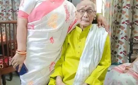 90 वर्षीय विपिन बिहारी सिंह का निधन, पारिवारिक माहौल में शोक की लहर
