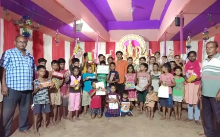 कुमारडूबी में लक्ष्मी पूजा और सांस्कृतिक कार्यक्रम का भव्य समापन