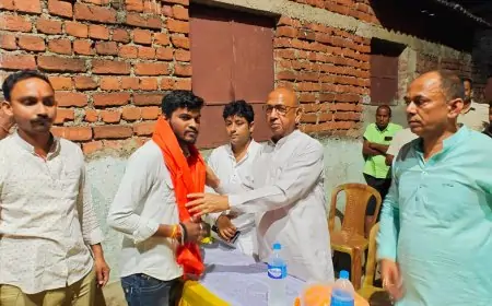 जमशेदपुर: सरयू राय के नेतृत्व में यूथ कांग्रेस के दर्जनों कार्यकर्ता जनता दल यूनाइटेड में शामिल