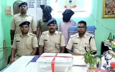 जमशेदपुर में गांजा तस्करी करते दो गिरफ्तार, 1.5 किलो गांजा और नकदी बरामद