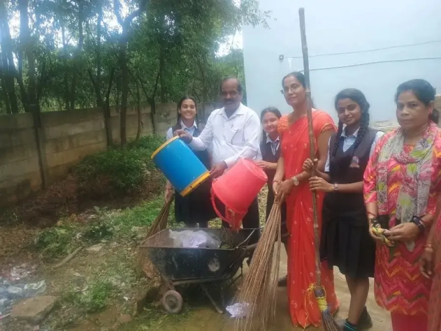 जेवियर पब्लिक स्कूल में मनाया गया स्वच्छ भारत दिवस: छात्रों ने किया सफाई अभियान