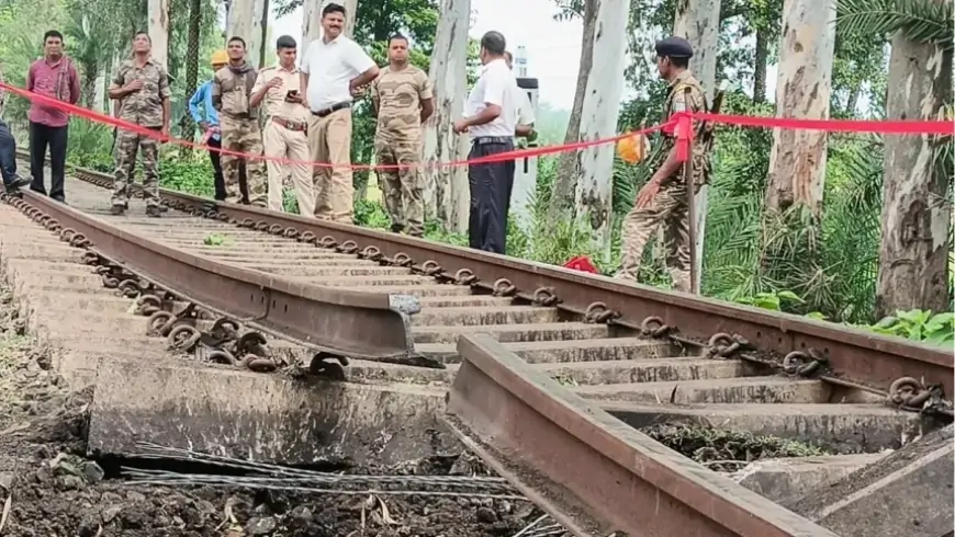 साहिबगंज में आतंक: अपराधियों ने उड़ाई रेलवे ट्रैक, कोयले की ढुलाई ठप!