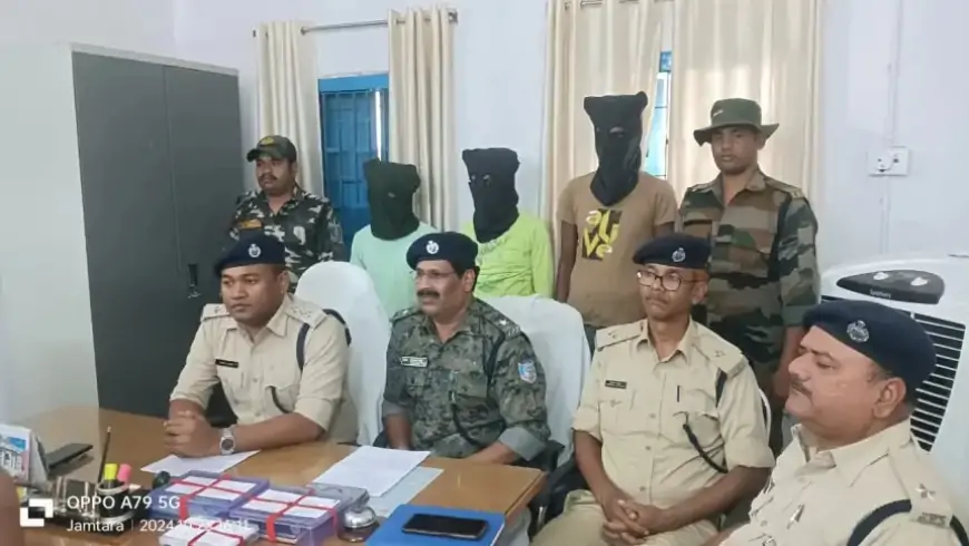 जामताड़ा: पुलिस ने चलाया साइबर अपराधियों पर बड़ा अभियान, तीन गिरफ्तार