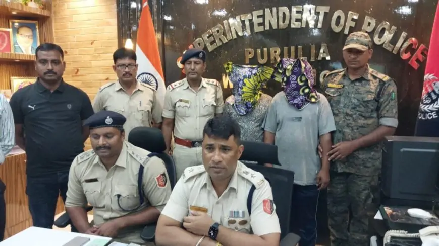 पुरुलिया में मोबाइल तस्करी का बड़ा खुलासा, 61 मोबाइल और 1 टैब के साथ दो आरोपी गिरफ्तार