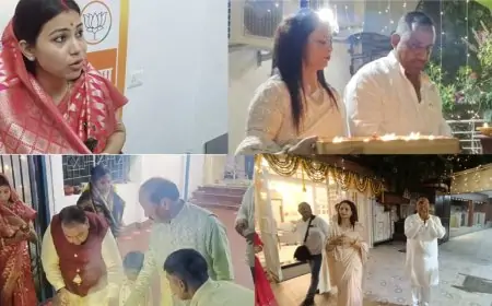 जमशेदपुर में दीपावली की धूम, नेताओं ने परिवार संग मनाई दिवाली और दीं झारखंडवासियों को खास शुभकामनाएं