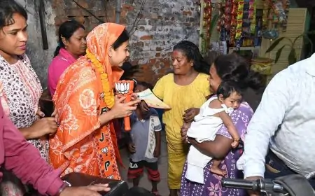 भाजपा प्रत्याशी पूर्णिमा साहू ने जमशेदपुर पूर्वी में जनसंपर्क से लहराई नई उम्मीद, जनता से किया समस्याओं के हल का वादा!