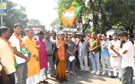 जमशेदपुर पूर्वी में हाईटेक कमल रथ से BJP का चुनावी बिगुल, पूर्णिमा साहू के समर्थन में प्रचार अभियान तेज