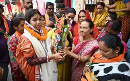 जमशेदपुर पूर्वी में भाजपा प्रत्याशी पूर्णिमा दास का प्रचार जोरों पर, छठ पर्व की दी शुभकामनाएं