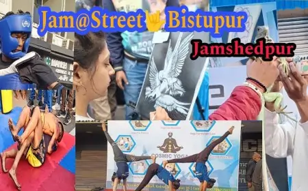 बिष्टुपुर में होगा जैम@स्ट्रीट कार्यक्रम, फिटनेस और मनोरंजन का मिलेगा अनोखा संगम!