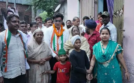 जमशेदपुर पूर्वी में डा. अजय की लहर, लोगों ने लगाए 'जिंदाबाद' के नारे