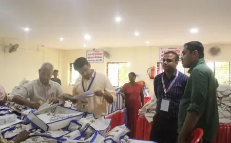 मतदान से पहले सामग्री की जांच: चुनावी प्रक्रिया को सटीक बनाने की दिशा में कदम