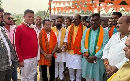 Chas Campaign: भाजपा का चंदनक्यारी में जोरदार प्रचार, अमर बाउरी को भारी समर्थन
