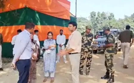 Jamshedpur चुनाव: स्ट्रांग रूम की सुरक्षा के इंतजाम सख्त, डीसी और एसएसपी ने किया निरीक्षण