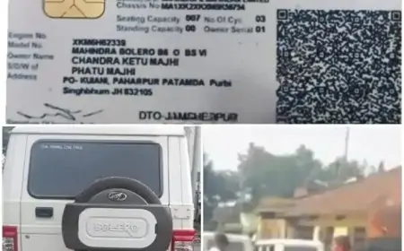 Adityapur Vehicle Seized: गुप्त सूचना पर बोलेरो वाहन की जब्ती, रजिस्ट्रेशन और इंजन नंबर में बड़ा फर्क!