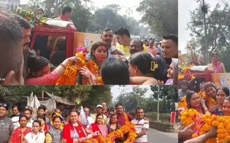 Jamshedpur: भाजपा विधायक पूर्णिमा साहू का ऐतिहासिक स्वागत, जनता का उमड़ा स्नेह