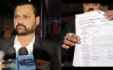 Gorakhpur: अधिवक्ता सुशील चंद्र साहनी ने भानू प्रताप पाण्डेय पर गंभीर आरोप लगाए