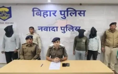 Nawada Fake Kidnapping : फर्जी अपहरण कांड का पर्दाफाश, 27 महीने जेल काट चुके मुख्य आरोपी समेत तीन गिरफ्तार