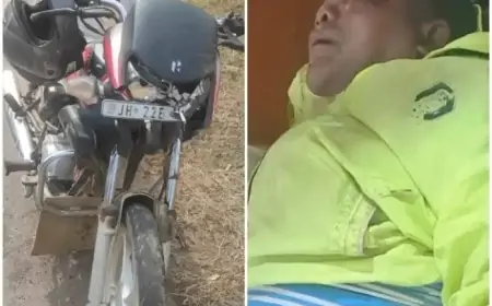 Seraikela Accident: पुलिस चेकिंग से बचने की कोशिश में बाइक सवार एटीएम वैन से टकराया, गंभीर घायल