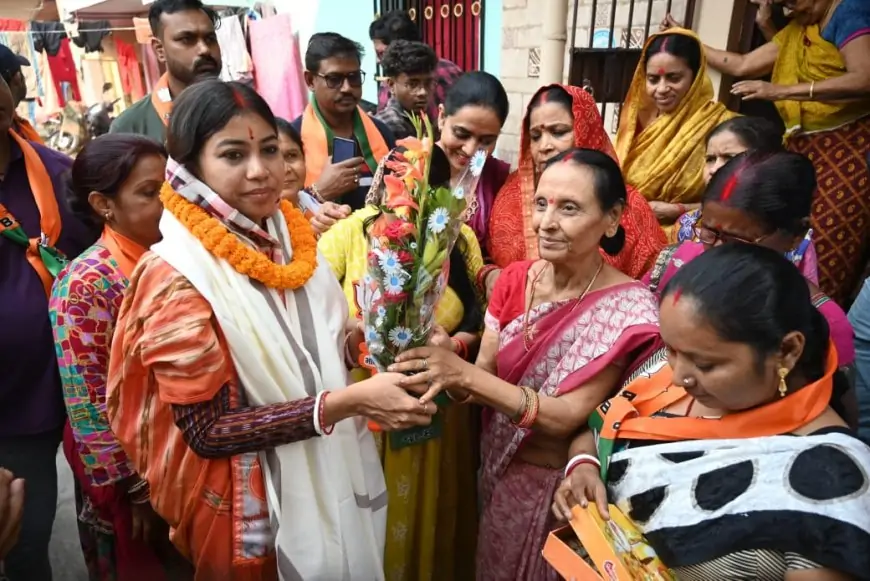 जमशेदपुर पूर्वी में भाजपा प्रत्याशी पूर्णिमा दास का प्रचार जोरों पर, छठ पर्व की दी शुभकामनाएं