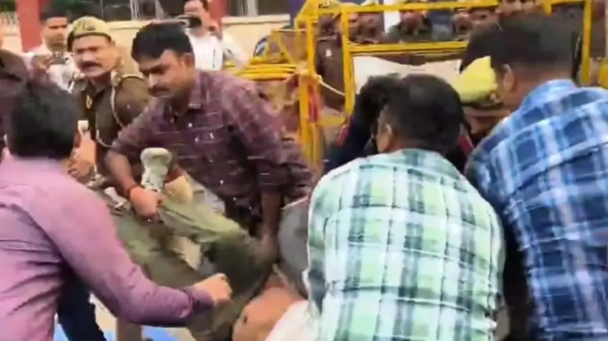 Prayagraj Protest: पीसीएस परीक्षा में मानकीकरण का विरोध, पुलिस की सख्ती से छात्राओं में भय