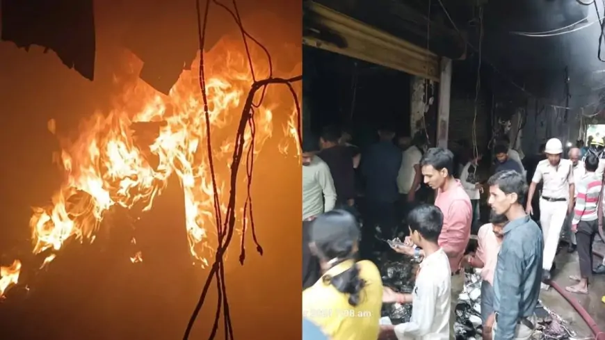 Nalanda Blaze: मोबाइल मार्केट में भीषण आग, 60 लाख का नुकसान!