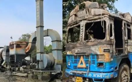Ranchi: ओरमांझी में टैंकर में लगी आग, पुलिस ने शुरू की जांच