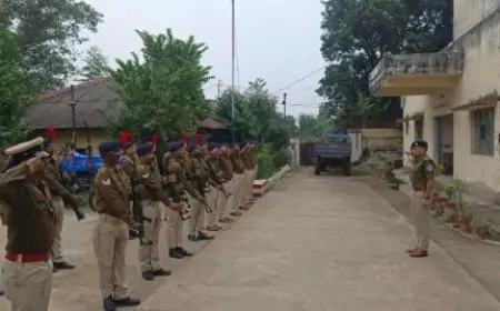 Seraikela Action: पुलिस कप्तान के औचक निरीक्षण से मचा हड़कंप