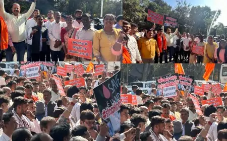 Jamshedpur Protest: प्रधानमंत्री मोदी से कड़े फैसलों की मांग, बांग्लादेश में हिंदू अत्याचार पर बड़ा प्रदर्शन