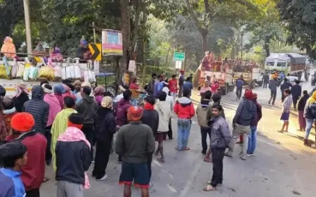 Jamshedpur Villagers: बंगाल की आलू रोक के जवाब में झारखंड ने सब्जियों पर लगाया ब्रेक, सीमा पर घंटों तक ठप रहा व्यापार