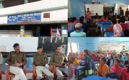 Parsudih Awareness: सड़क सुरक्षा पर जागरूकता अभियान,  राजेंद्र मध्य विद्यालय के बच्चों को दिए जरूरी टिप्स