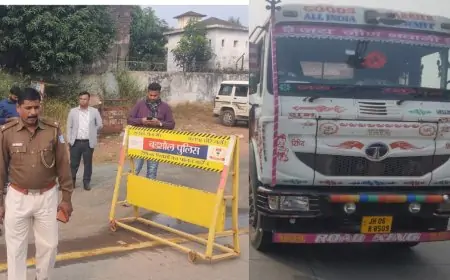 Jharkhand Traffic Rules: ओवरलोडिंग बसों के खिलाफ अभियान, 28 वाहनों की जांच में 6 बसों से जुर्माना वसूल, एक बस जब्त