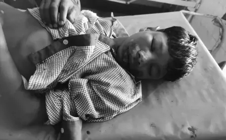Kolhan Child Injured: तेज रफ्तार हाइवा ने बच्चे को मारी टक्कर,समाजसेवी ने बचाई जान