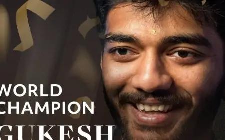 World Chess Champion : डी गुकेश ने रचा इतिहास: दुनिया के सबसे युवा शतरंज चैंपियन बने!