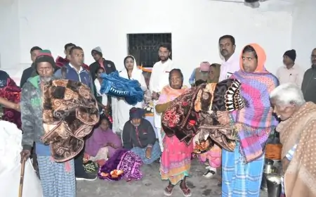 Ranchi Charity Work : संदीप पाटिल ने पुण्यतिथि पर किया असहायों के लिए बड़ा कार्य, 200 लोगों को दिया भोजन और गर्म कंबल