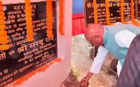 Jamshedpur Development: विधायक सरयू राय ने 3 करोड़ से अधिक की तीन महत्वाकांक्षी परियोजनाओं का शिलान्यास किया!