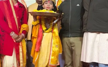 Golmuri Bhagwat Katha: भागवत कथा में कृष्ण की बाल लीला और गोवर्धन पूजा का अद्भुत प्रसंग, भक्तों ने अनुभव किया दिव्य आनंद!