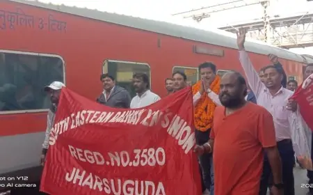 Jharasuguda Men’s Union ने निकाला विजय जुलूस, उत्साह और खुशियों का माहौल